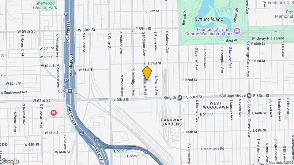 6201 S Indiana Ave Map and Location Details