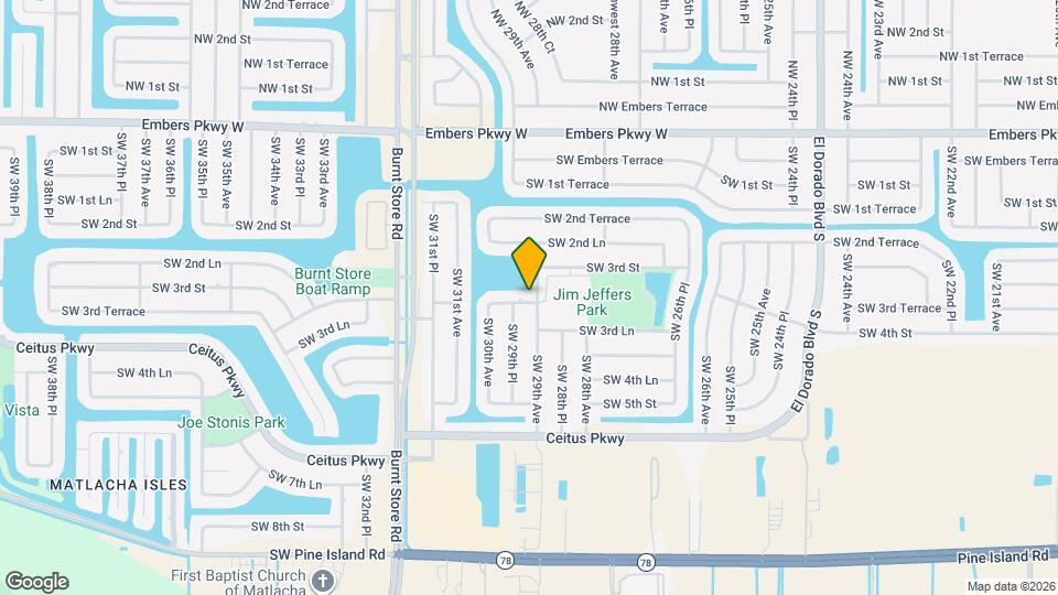 316 SW 29th Ave Mapa y Detalles de la Ubicación