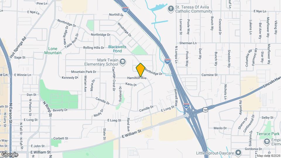 1926 Hamilton Ave Map and Location Details