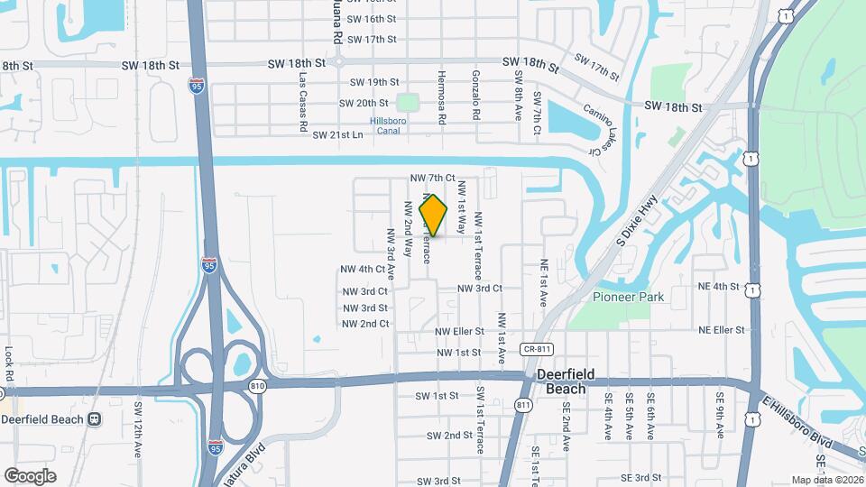 488 NW 2nd Terrace Map and Location Details