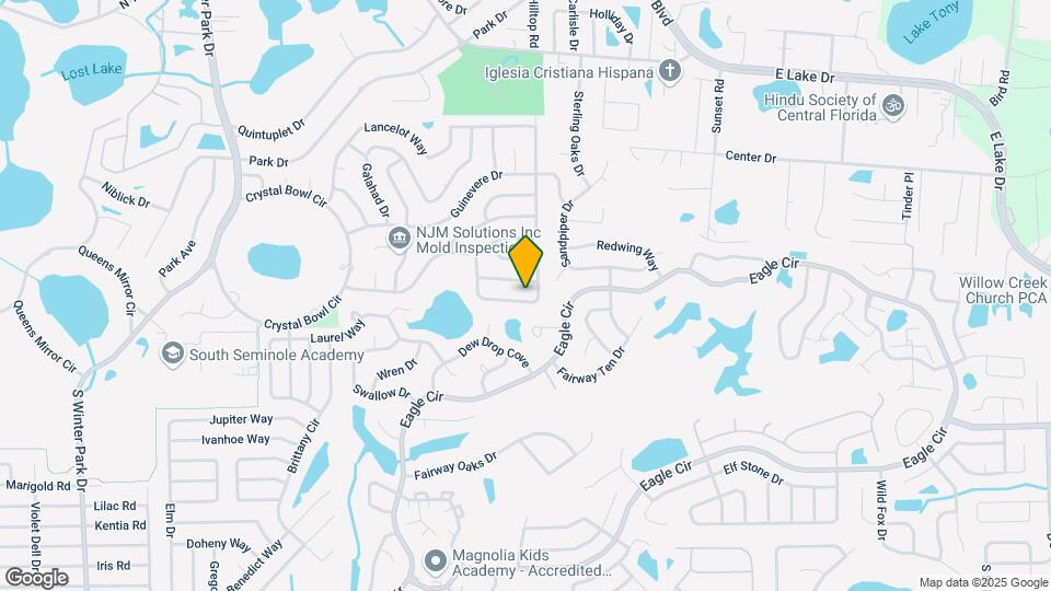 1542 Canterbury Cir Map and Location Details