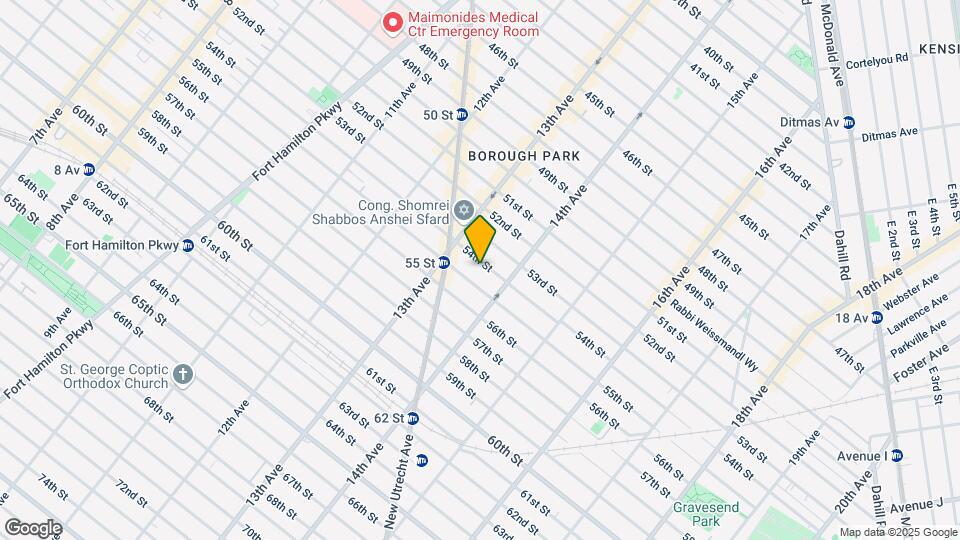 1350 54th St Map and Location Details