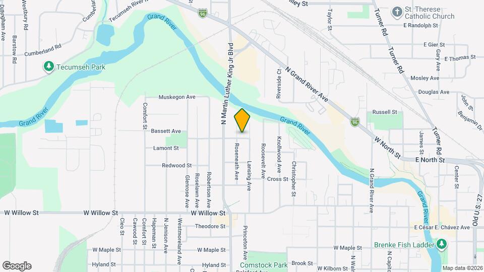 1012 Greenwood Ave Map and Location Details