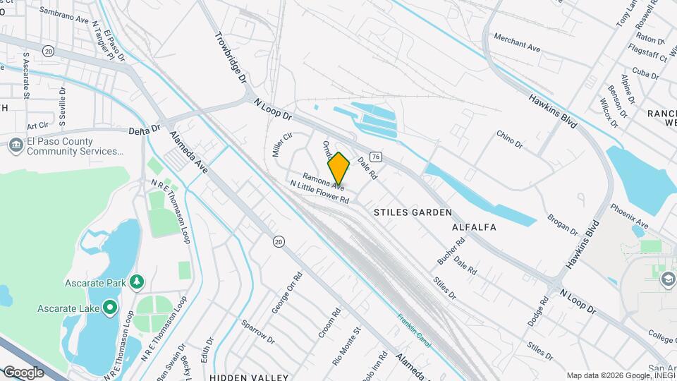 401 Ramona Ave Map and Location Details