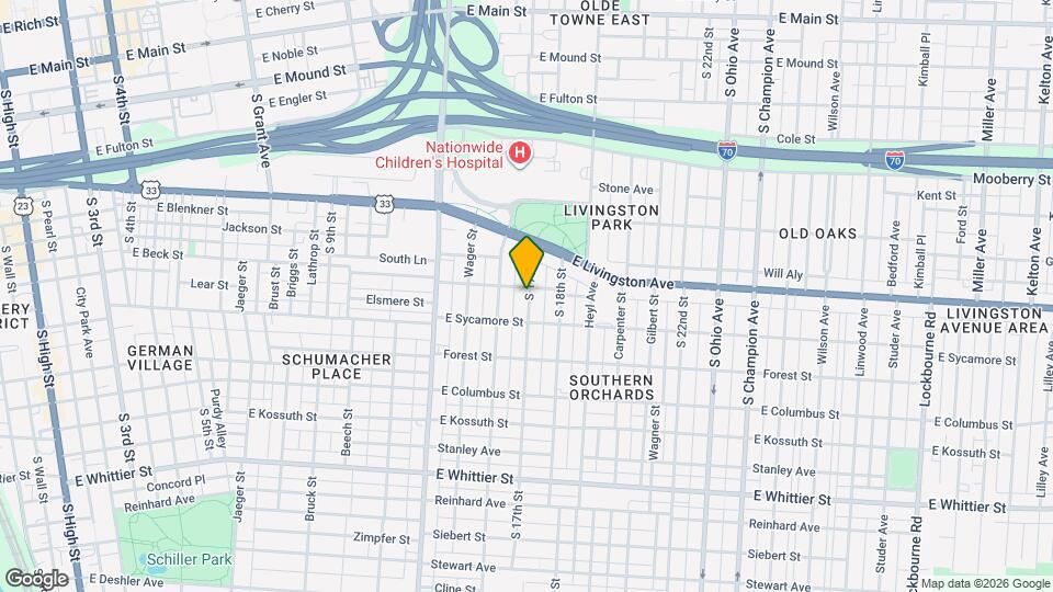 719 S 17th St Mapa y Detalles de la Ubicación