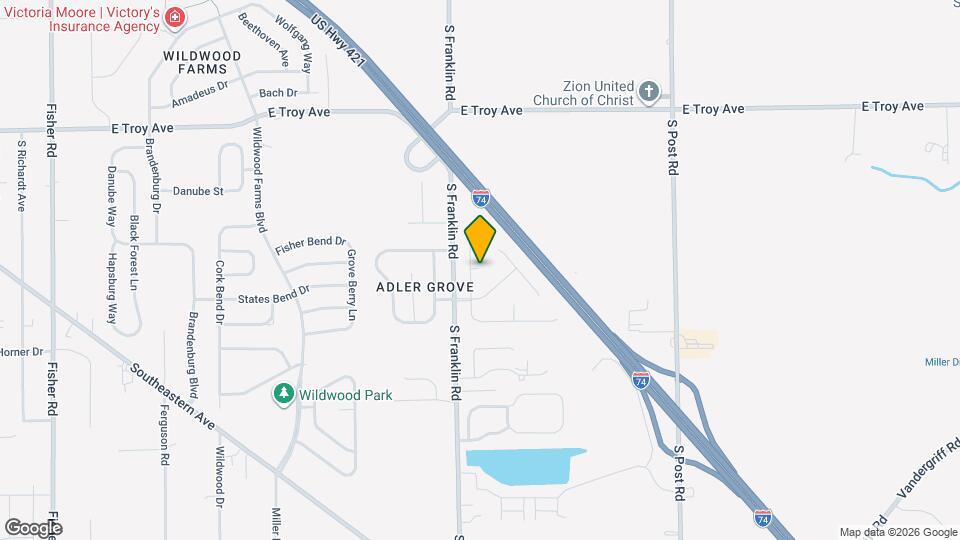 5809 Tupelo Ct Mapa y Detalles de la Ubicación