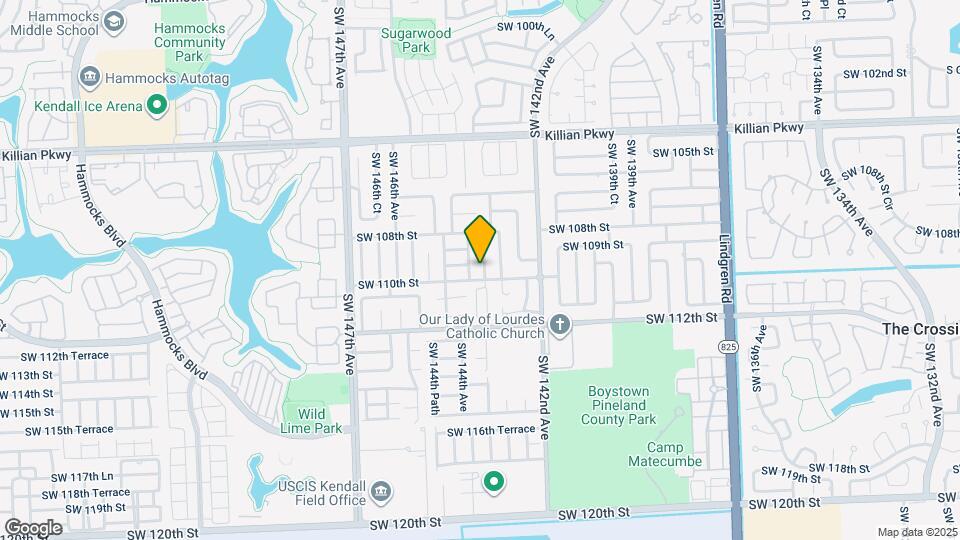 10940 SW 143rd Ct Map and Location Details