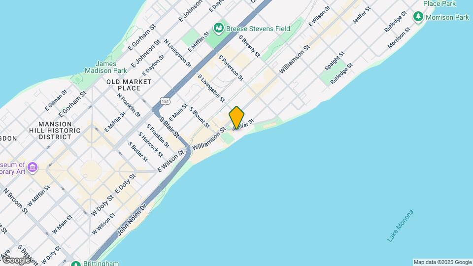 733 Jenifer St, Unit 1 half Map and Location Details