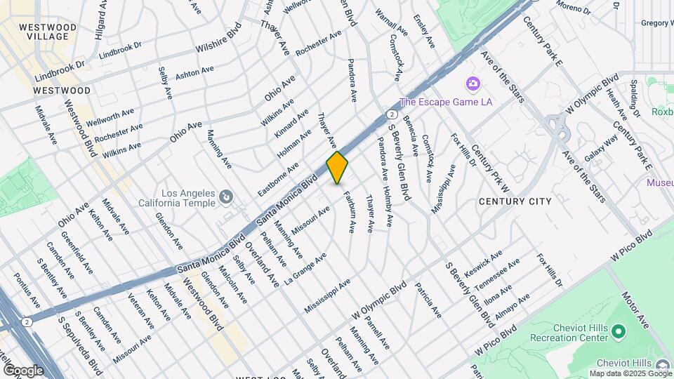 1833 Fairburn Ave Map and Location Details