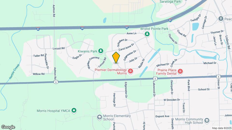 1600 Schubert Dr Map and Location Details