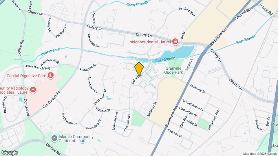 14251 Oxford Dr Map and Location Details