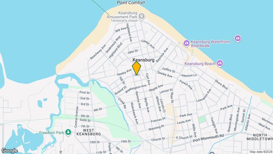 12 Lincoln Ave Map and Location Details