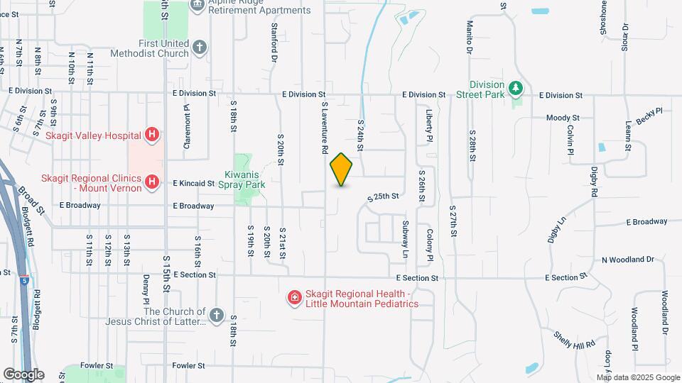 800 S 22nd Pl Map and Location Details