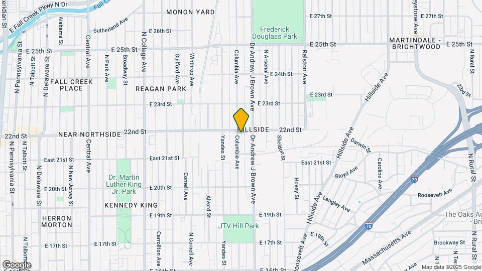 2143 Columbia Ave Map and Location Details