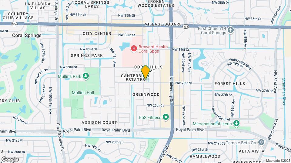 9567 NW 28th St Map and Location Details