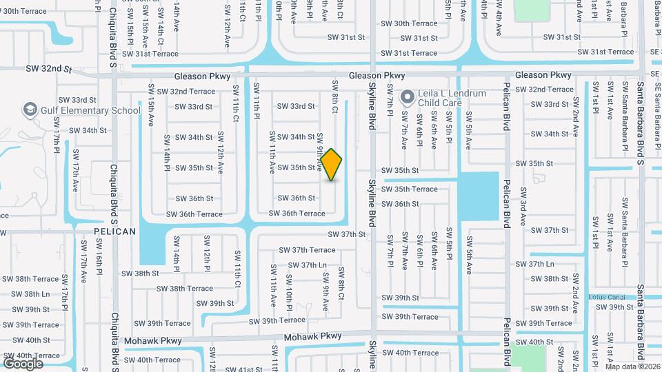 3518 SW 8th Ct Map and Location Details