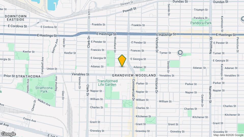 1656 Adanac St Map and Location Details