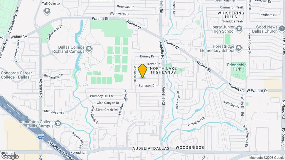 9718 Amberley Dr Map and Location Details