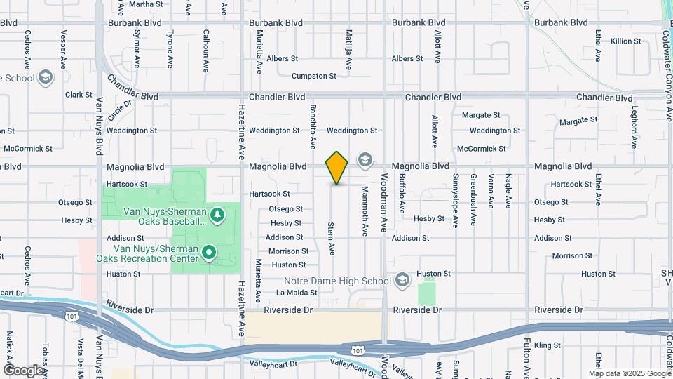 5120 Stern Ave Mapa y Detalles de la Ubicación