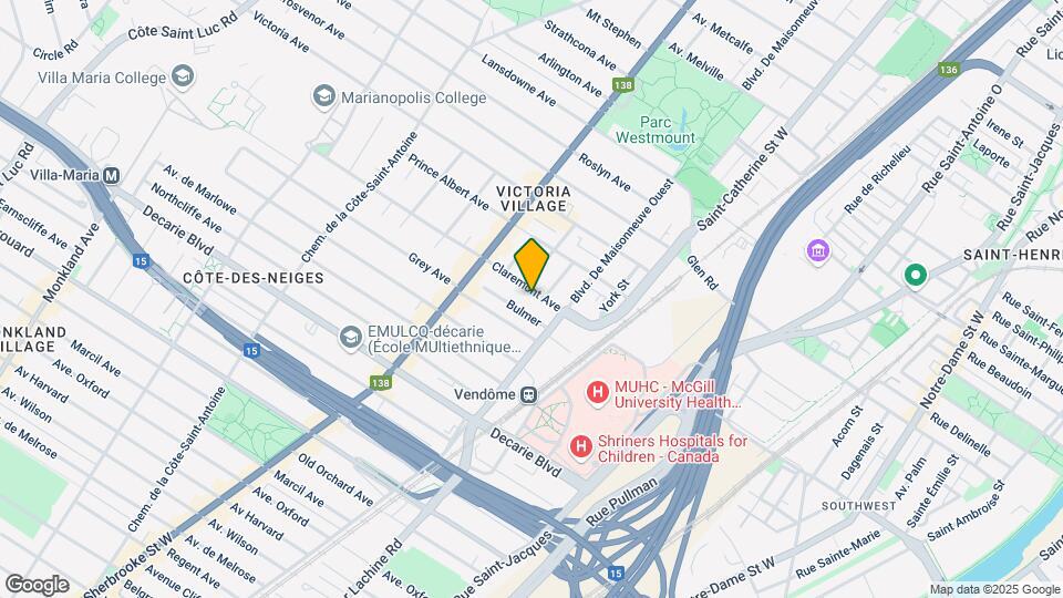 2060 Claremont Av Map and Location Details