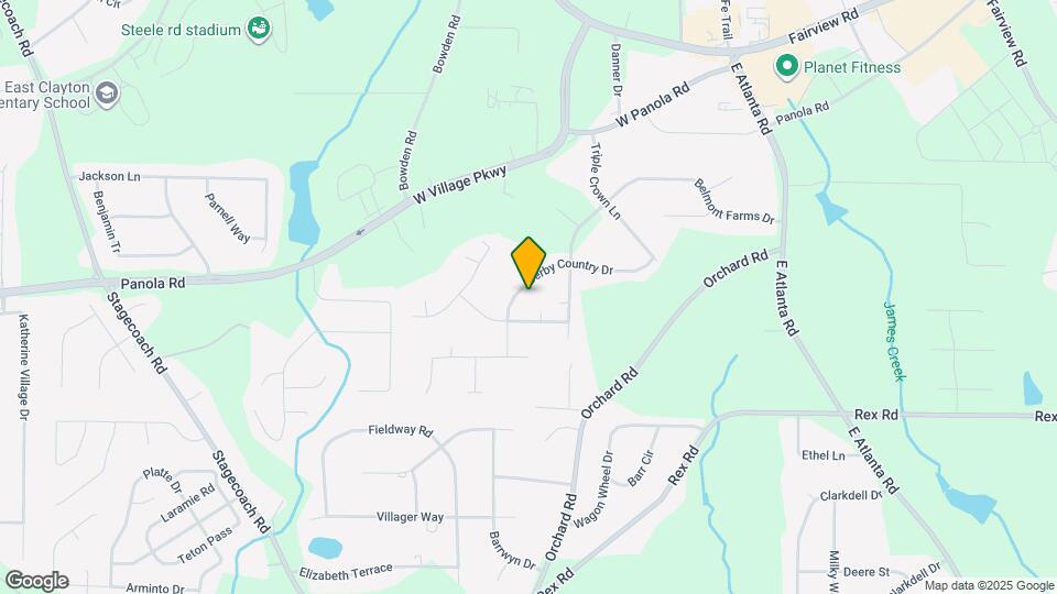 115 Derby Country Dr Mapa y Detalles de la Ubicación