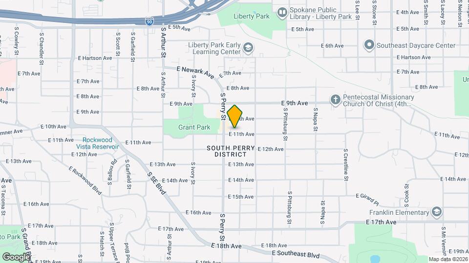 1419 E 11th Ave Mapa y Detalles de la Ubicación