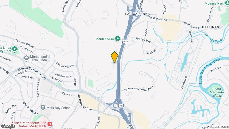 1080 Los Gamos Rd Mapa y Detalles de la Ubicación