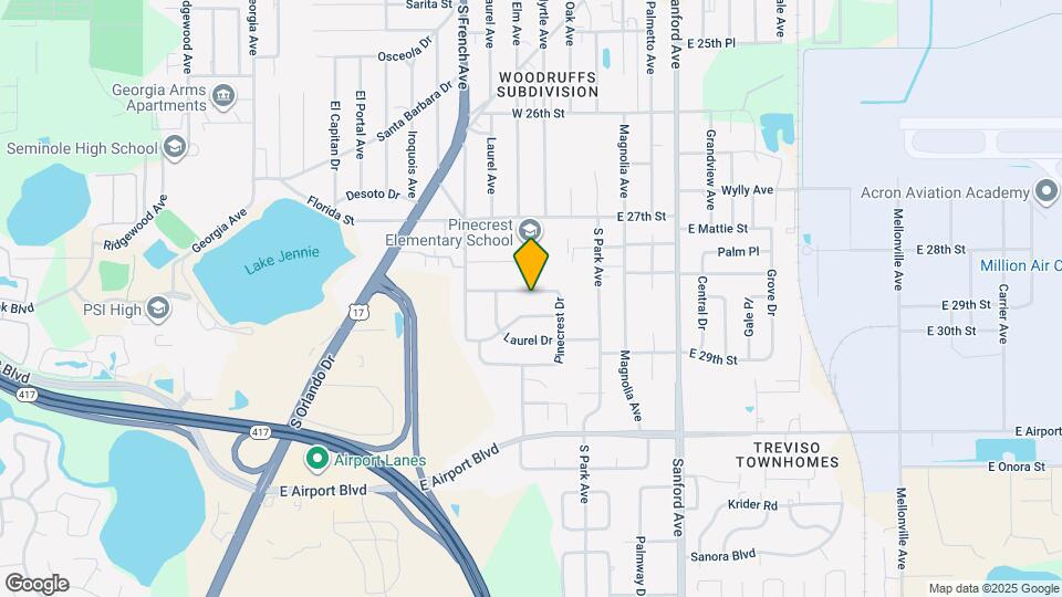 119 Pinecrest Dr Mapa y Detalles de la Ubicación