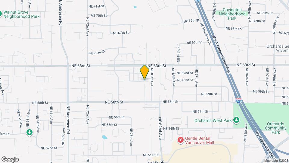 5824 NE 80th Ct Map and Location Details