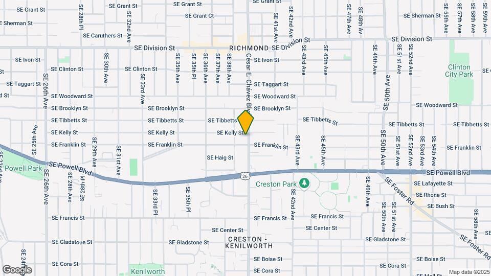 3217 SE Cesar Estrada Chavez Blvd-Unit -ADU #B Map and Location Details