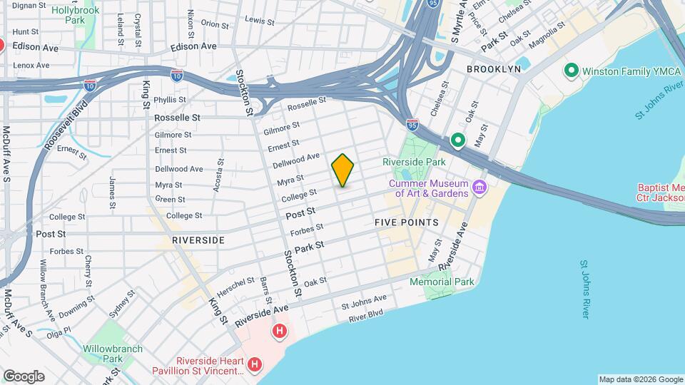 907 Copeland St Map and Location Details