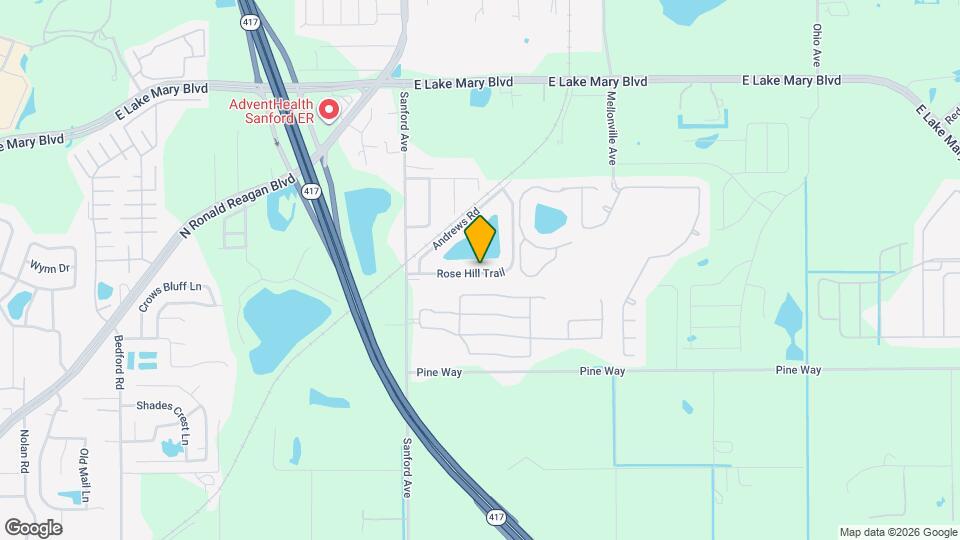 132 Rose Hill Trail Map and Location Details