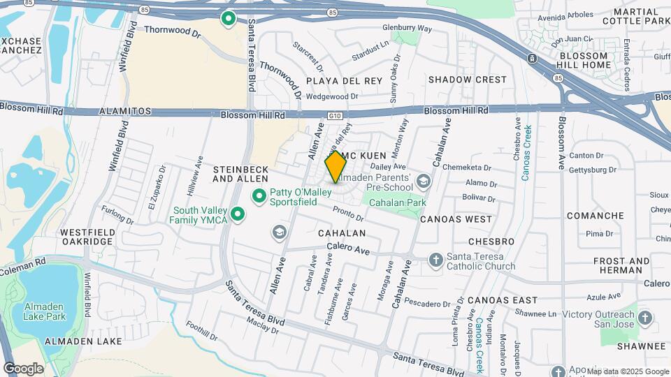 5711 Calmor Ave Map and Location Details