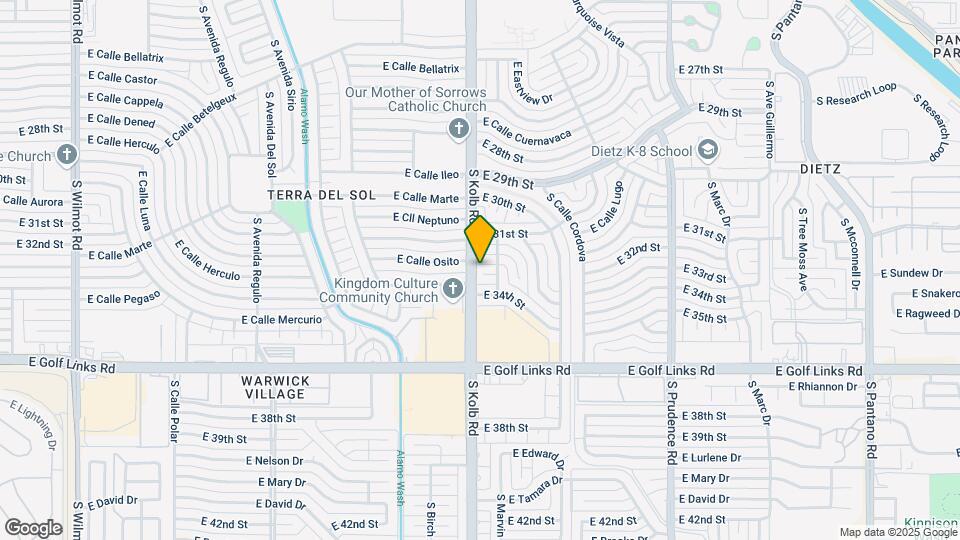 7101 E 33rd Pl Map and Location Details