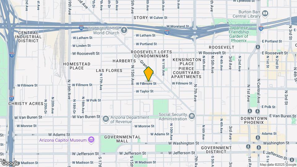 1145-1147 W Fillmore St Map and Location Details