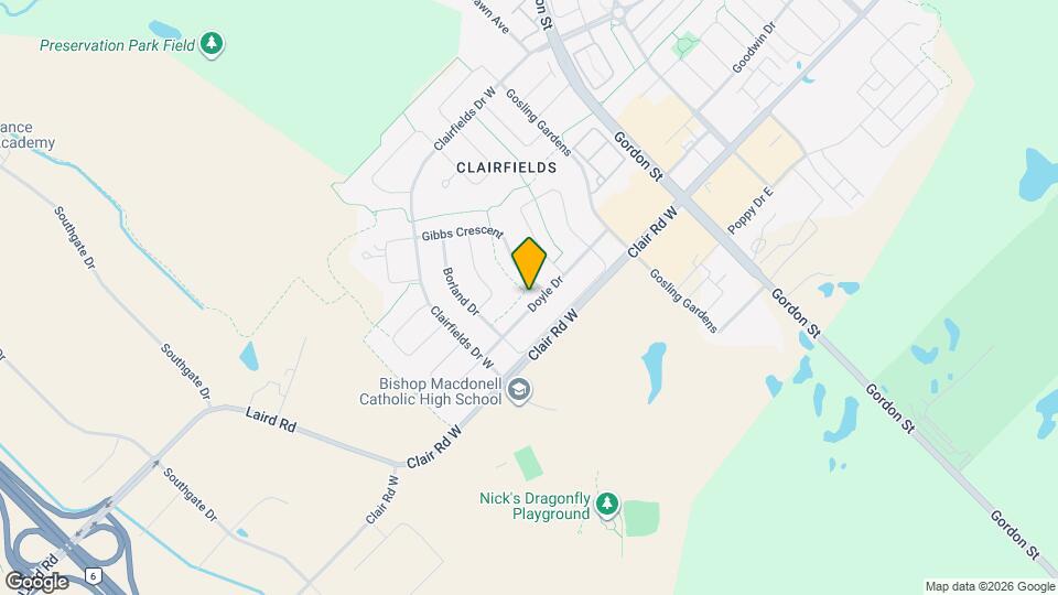 84 Doyle Dr Map and Location Details