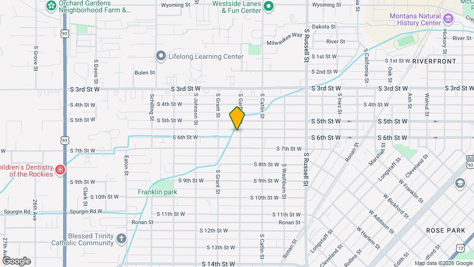 1804 S 6th St W Map and Location Details