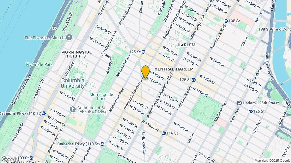 269 W 121st St Map and Location Details