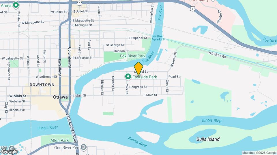 638 Pearl St Map and Location Details