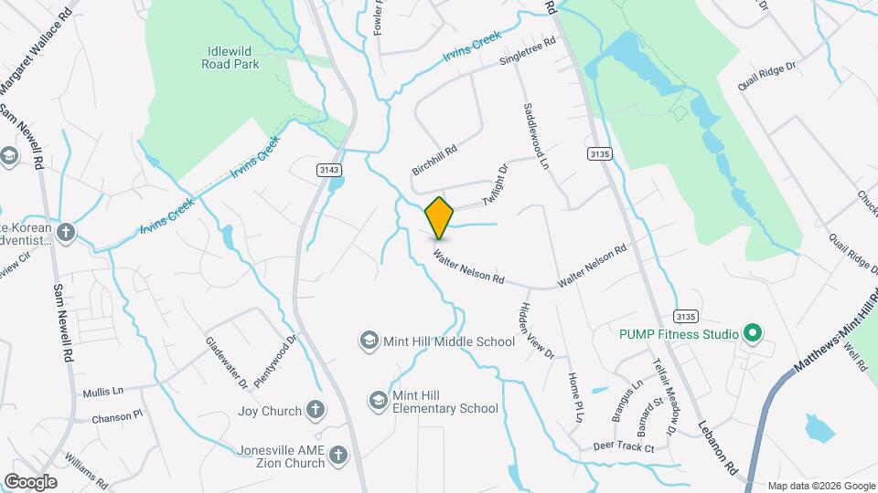 3609 Walter Nelson Rd Map and Location Details