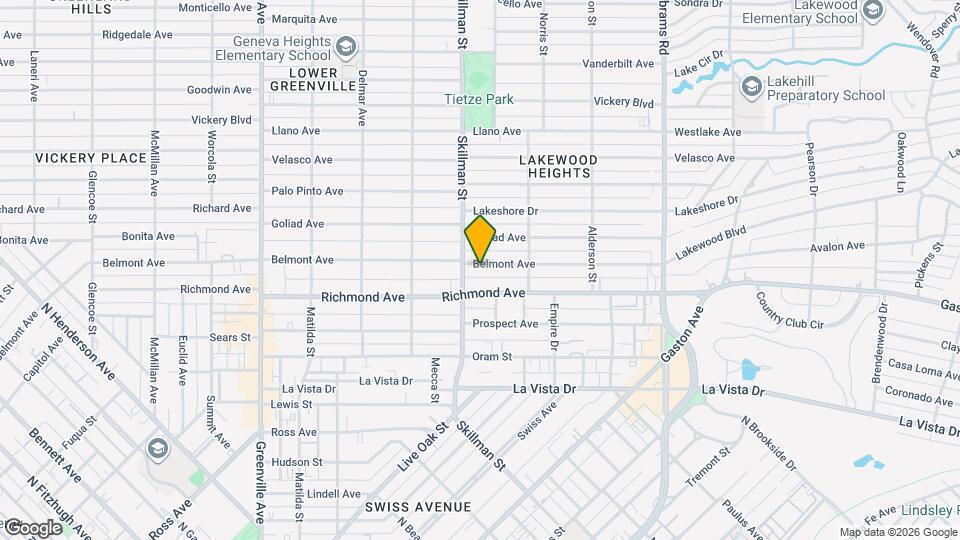 6118 Belmont Ave Mapa y Detalles de la Ubicación