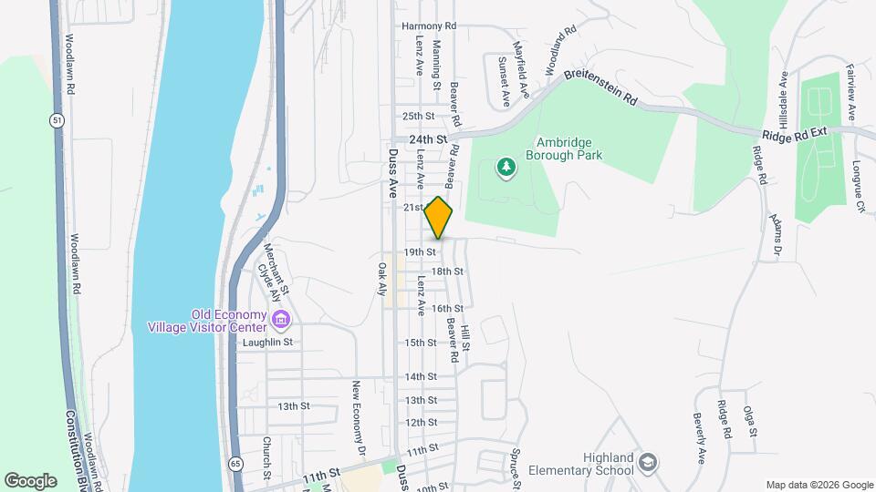 1901 Beaver Rd Mapa y Detalles de la Ubicación