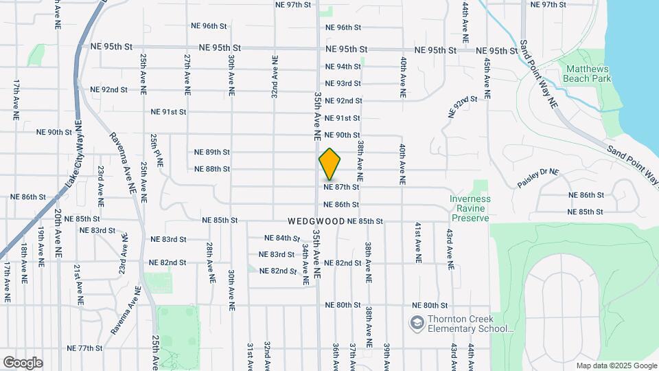 3516 NE 87th St Map and Location Details