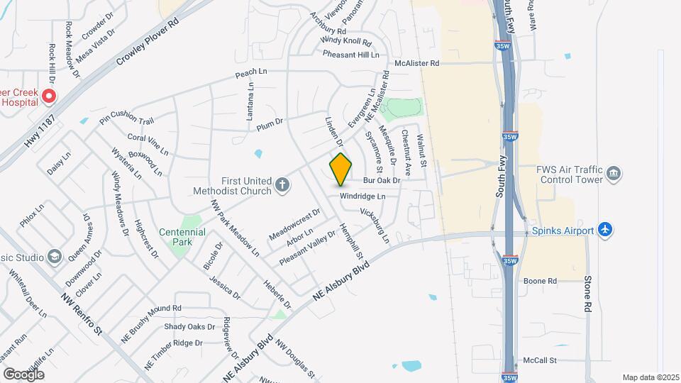 709 Windridge Ln Map and Location Details