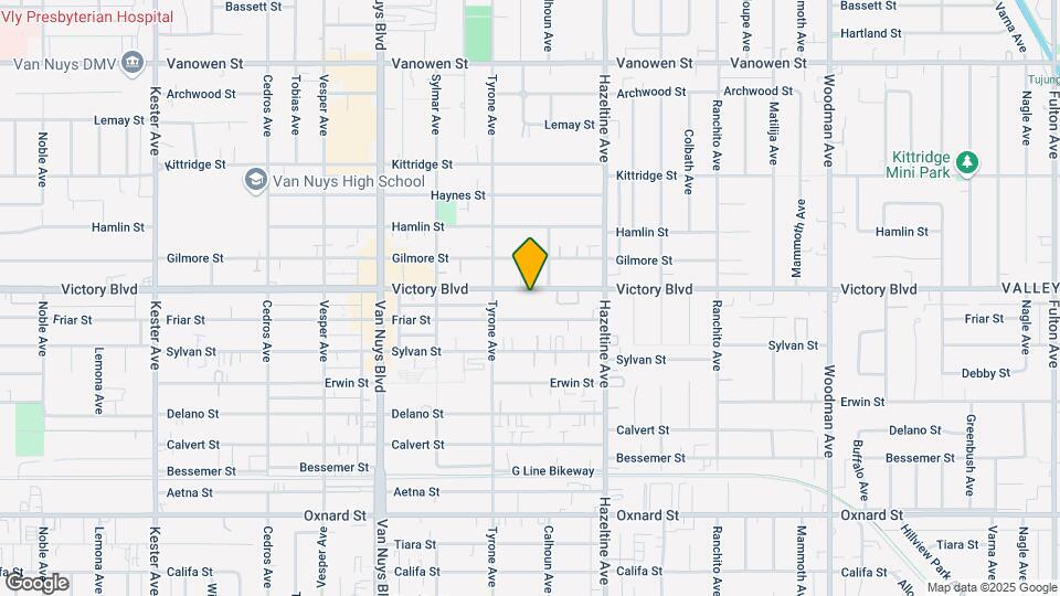 14218 Victory Blvd, Unit 105 Map and Location Details