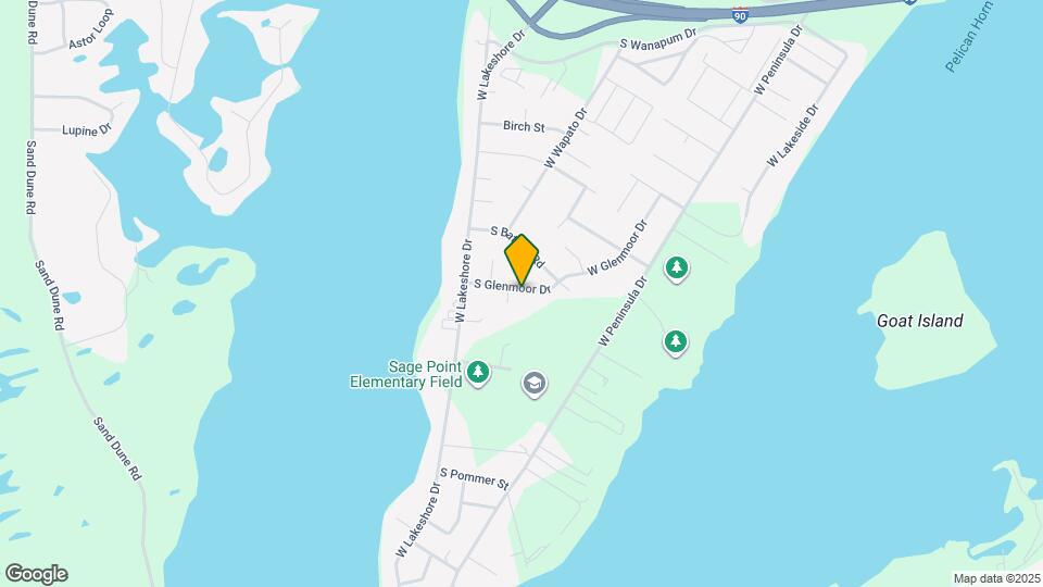 536 S Glenmoor Dr Map and Location Details