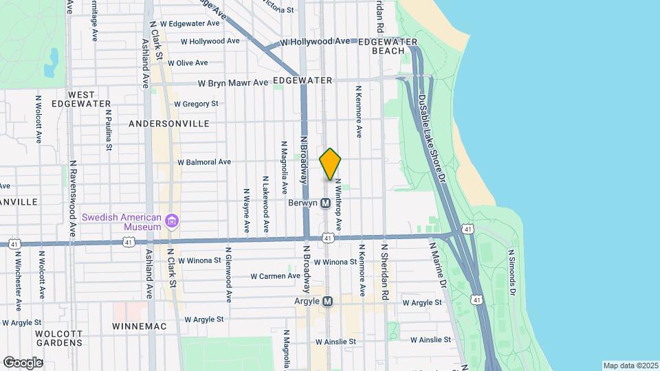 5316-5318 N Winthrop Ave Map and Location Details