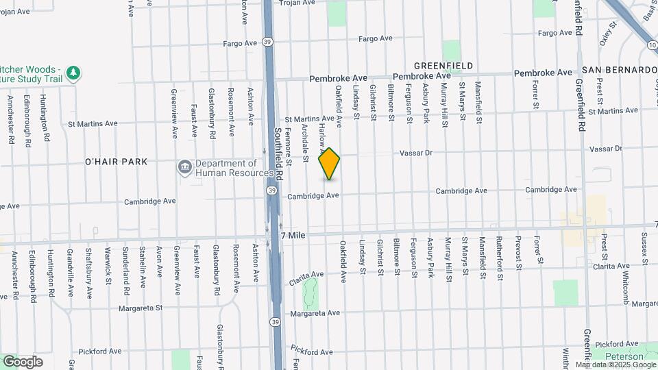 19318 Harlow Ave Map and Location Details