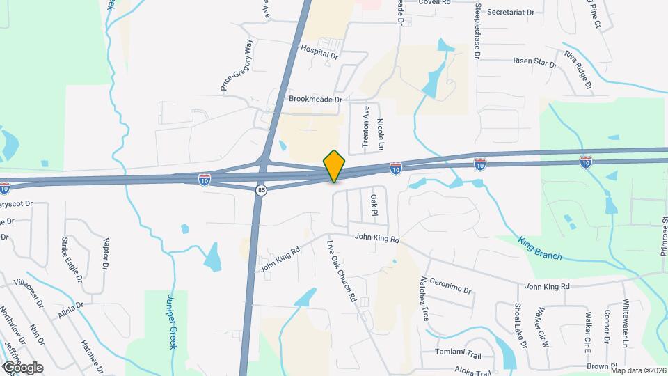 129 Oak Terrace Dr Map and Location Details