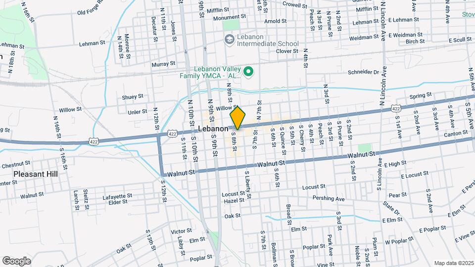 16-18 S 8th St Mapa y Detalles de la Ubicación